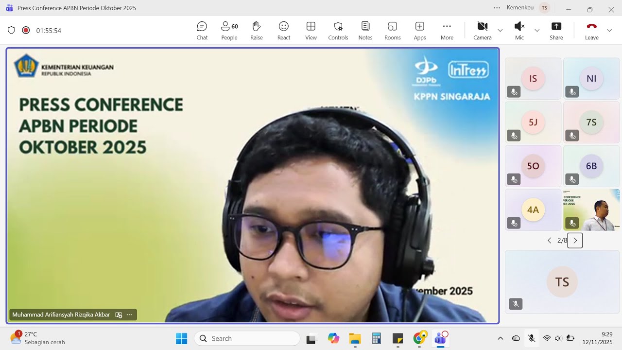 Press Conference APBN Periode Oktober 2025