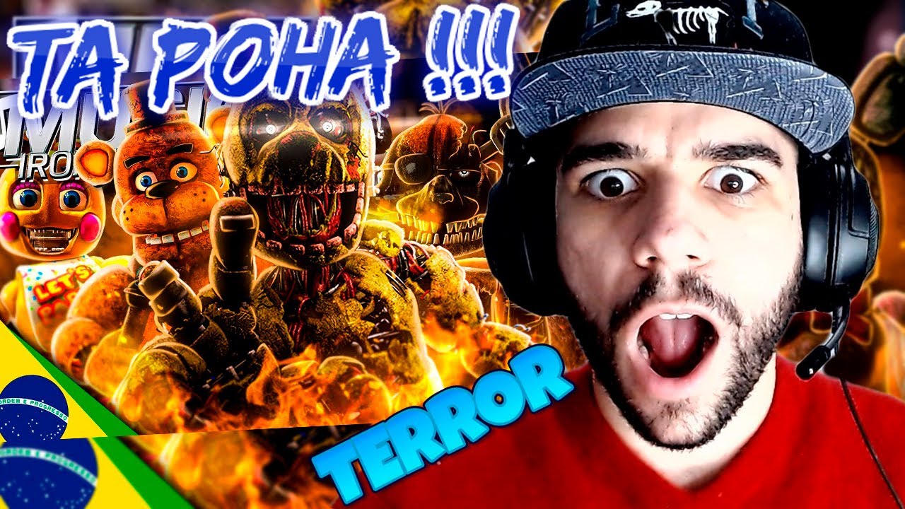 REACT - Rap do Five Nights at Freddy's (Parte 1) - QUEIME COM SEUS ERROS | IRON MASTER