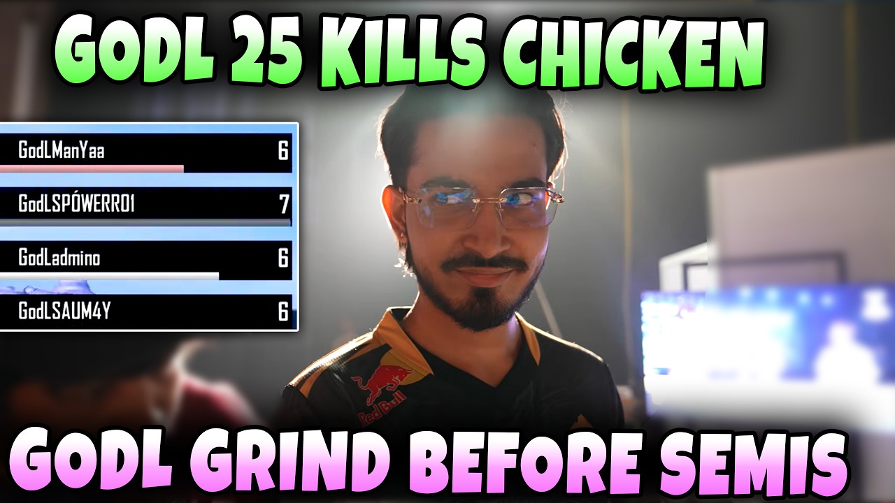 GODL 25 Kills Chicken🐔 Spower Solo 7 Kills☠️ GODL Group A Advantage😱 Dry Run ❓Godl Grind For Semis