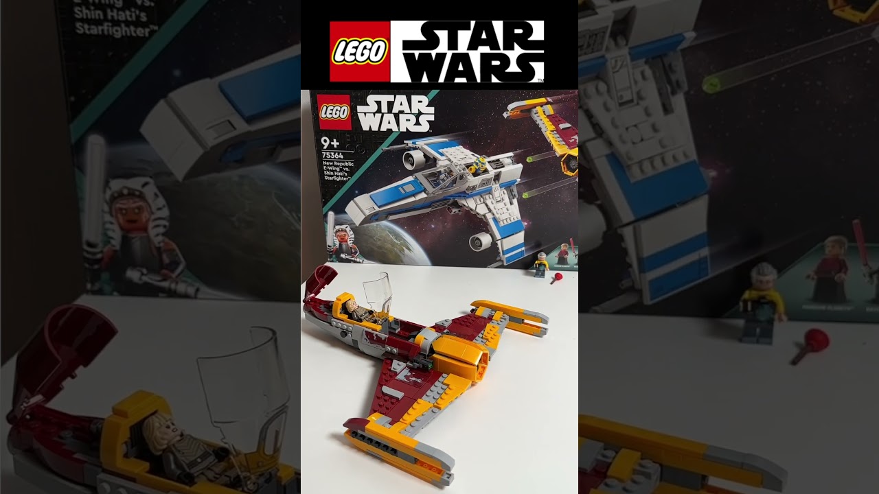 Short Review of LEGO Set 75364, E-Wing vs. Shin Hati&rsquo;s Starfighter