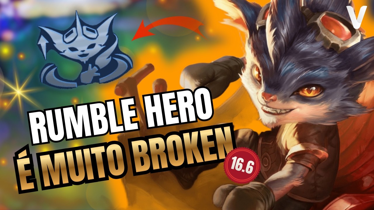 RUMBLE APRIMORAMENTO HERÓICO É SIMPLESMENTE BROKEN! MESTRE 0 PDL AO CHALLENGER SET 16 - EP21
