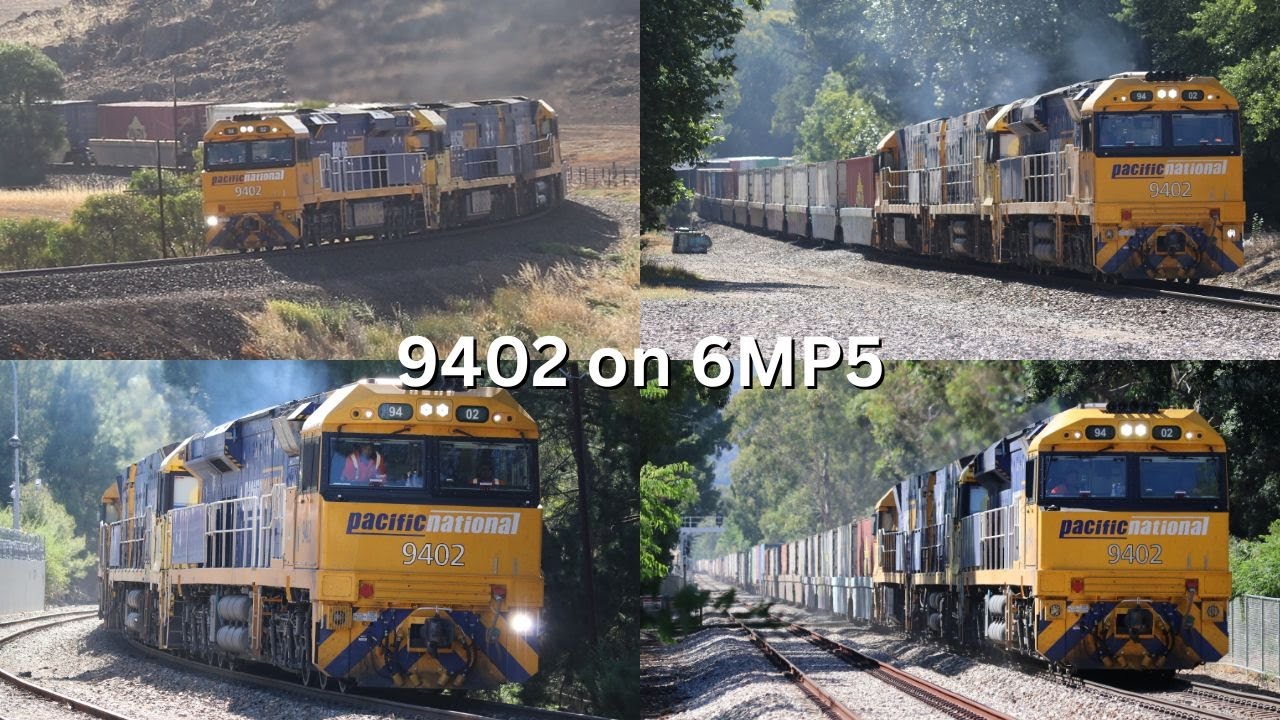 Chasing 6MP5 With #9402 #NR77 & #NR112