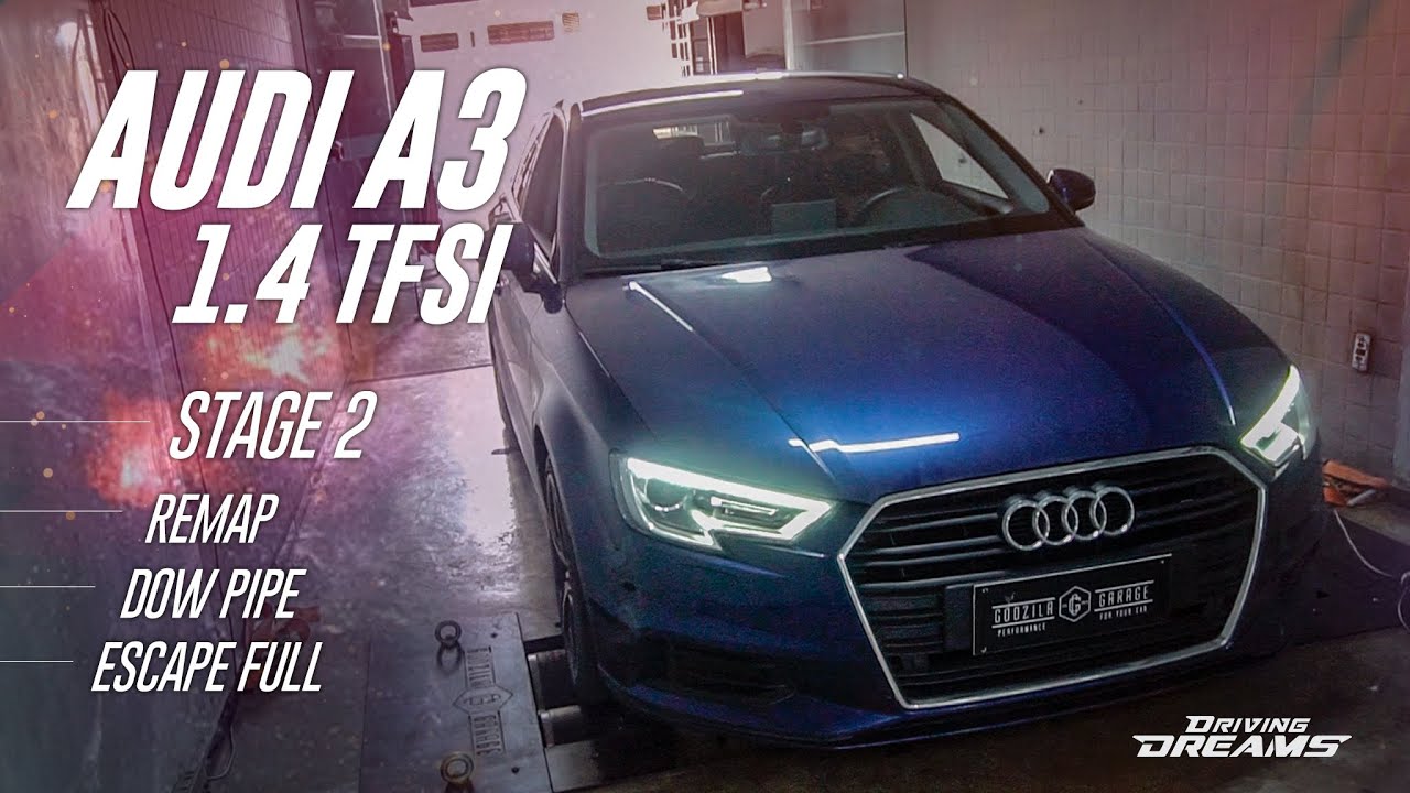 Audi A3 1.4 TFSI Escape Full Dupla Saída Remap Stage 2 - Ranking Dyno DS #139