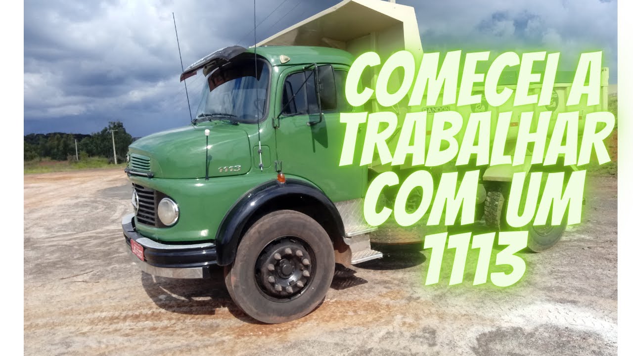 COMECEI A TRABALHAR COM UM CAMINHAO 1113 NA CAÇAMBA