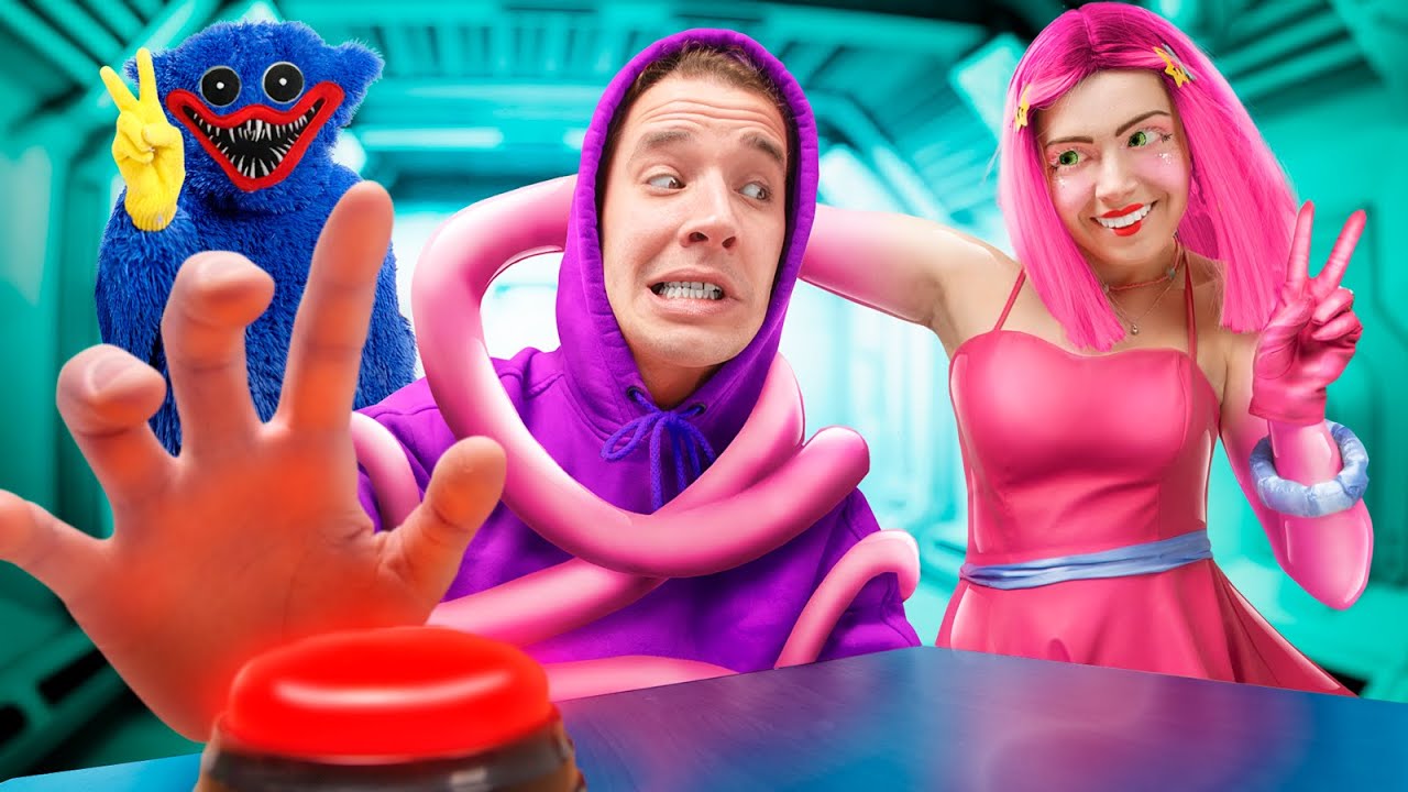 Huggy vs Mamãe Pernas Longas no Among Us! Se Poppy Playtime Estivesse na Vida Real