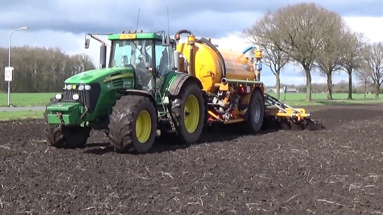 JOHN DEERE 7920 MET VEENHUIS BOUWLAND BEMESTER CWV EMMEN