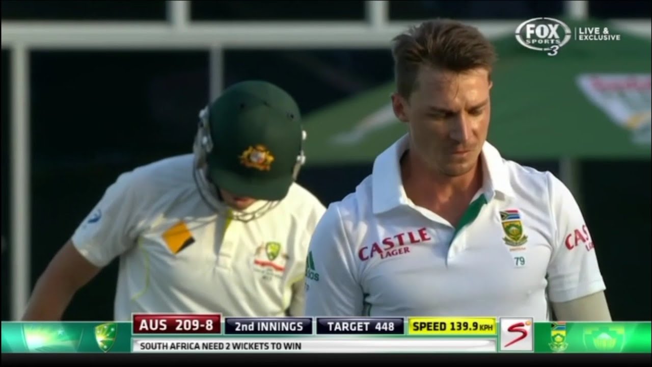 Dale Steyn 2nd and 3rd Spell vs Australia 2nd Test 2014 Port Elizabeth (Ball by Ball) 🎬