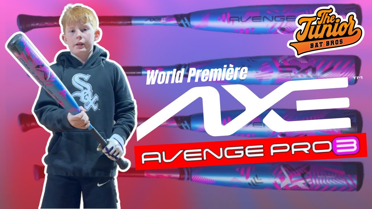 Hitting with the 2024 Axe Bat Avenge Pro 3 | Youth Baseball Bat Review