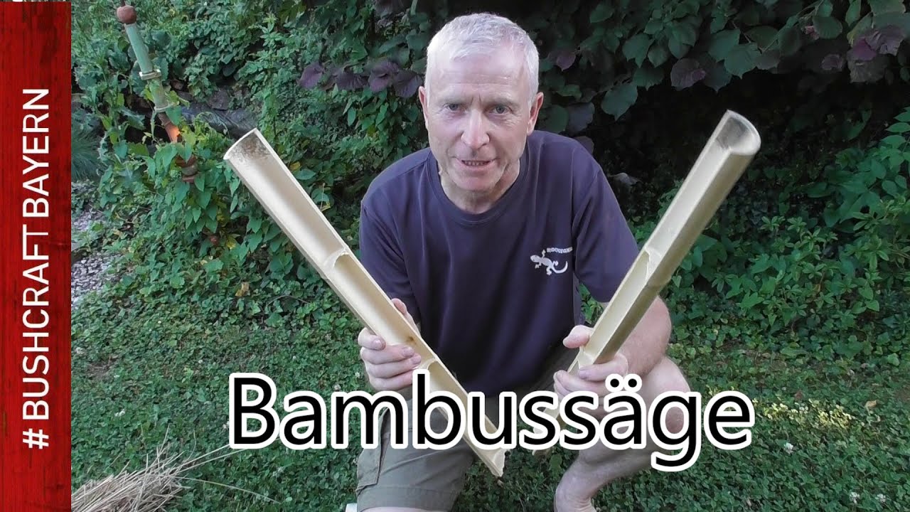 Bambus Feuersäge. #Survival #Bushcraft #Feuersäge