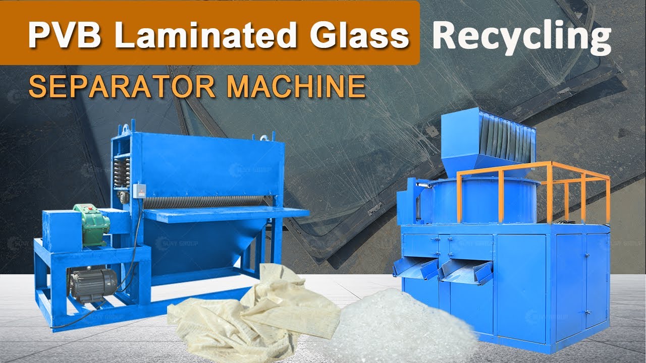 PVB Laminated Glass Separation Made EASY with This Equipment!
