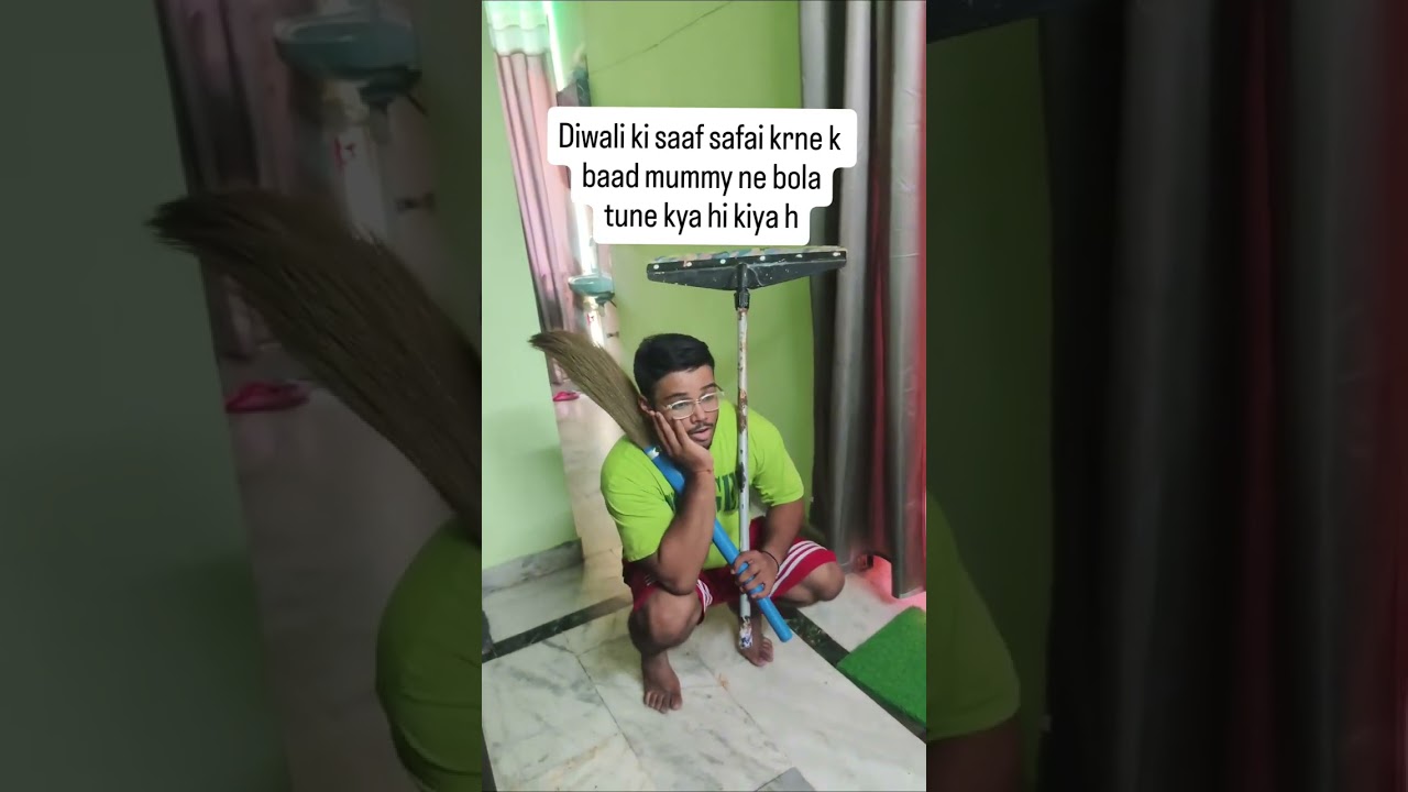 Diwali ki Safai😧😧   #diwalikisafai #ytshorts #comedy