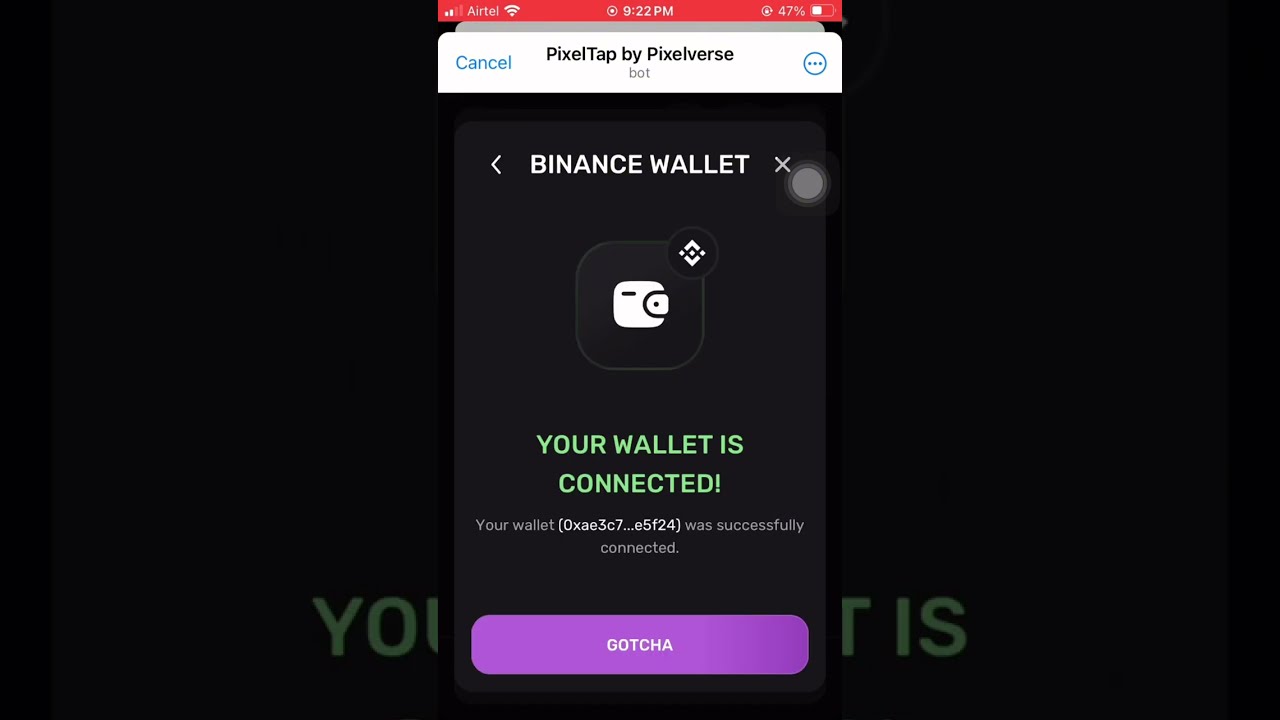 Pixelverse Wallet Connect With Binance| Pixelverse Wallet Connect Kivabe Korbo | Tap to Earn