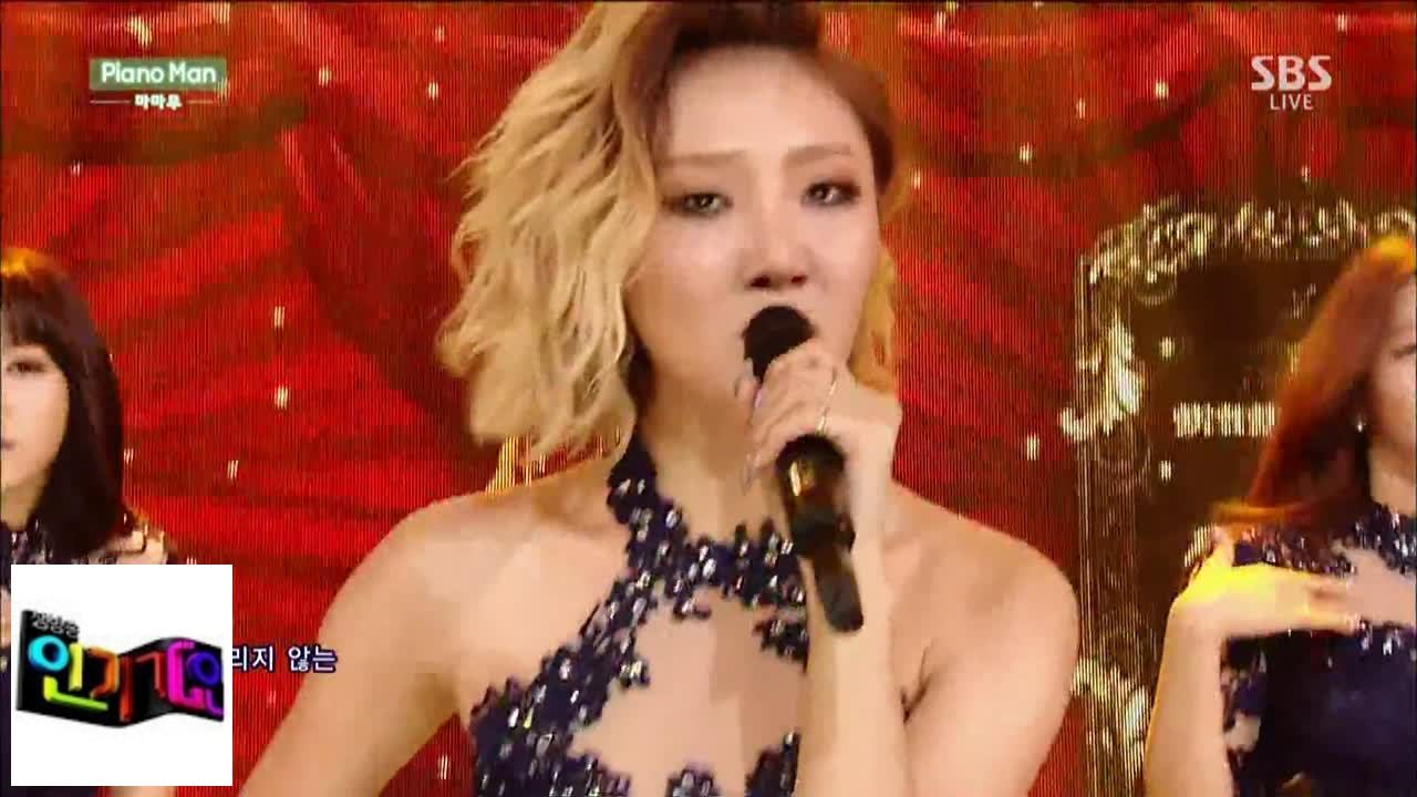 [MAMAMOO] Piano Man @ популярная песня Inkigayo 141228