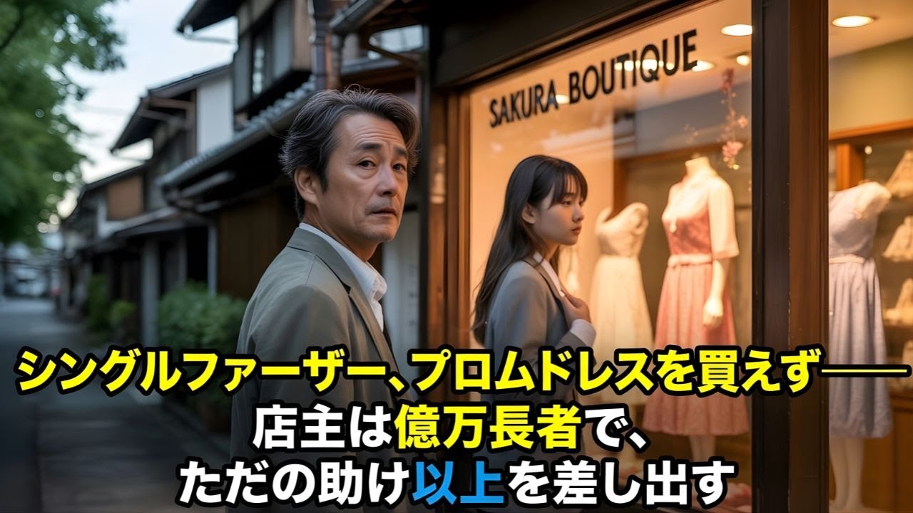 「シングルファーザー、プロムドレスを買えず――店主は億万長者で、ただの助け以上を差し出す」