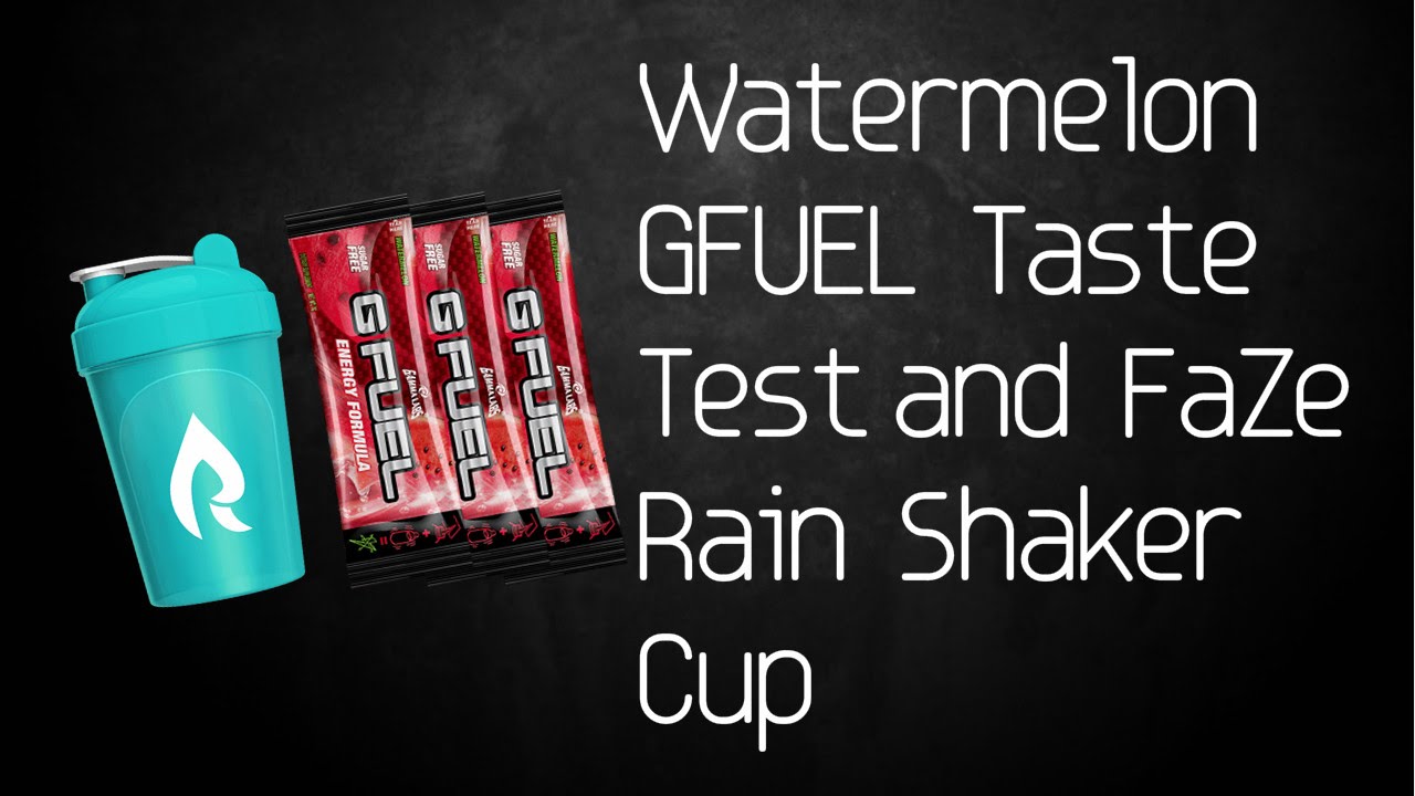 UNBOXING GFUEL AND FAZE RAIN SHAKERCUP