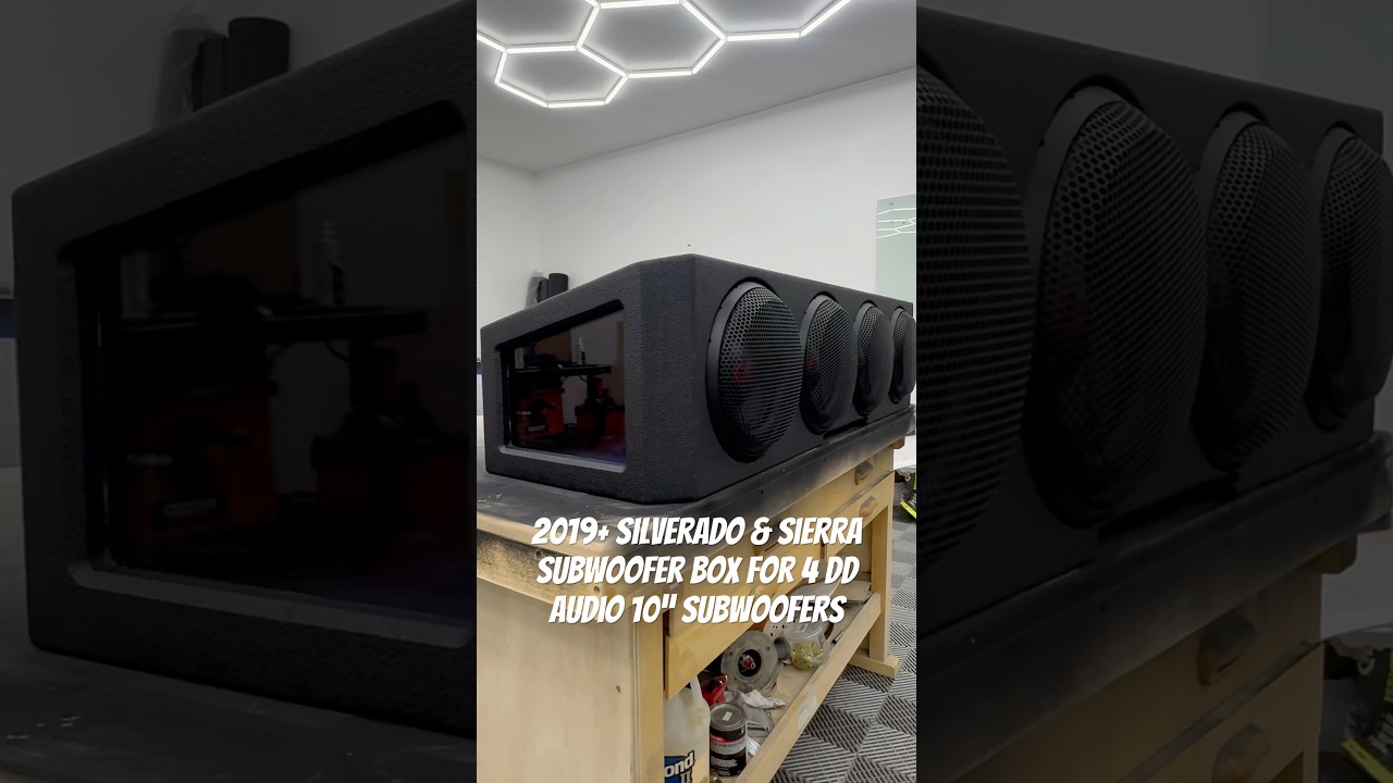 2019+ Silverado & Sierra Crew Cab Subwoofer Box | Custom Sub Box | Car Audio Shop | Tacoma WA