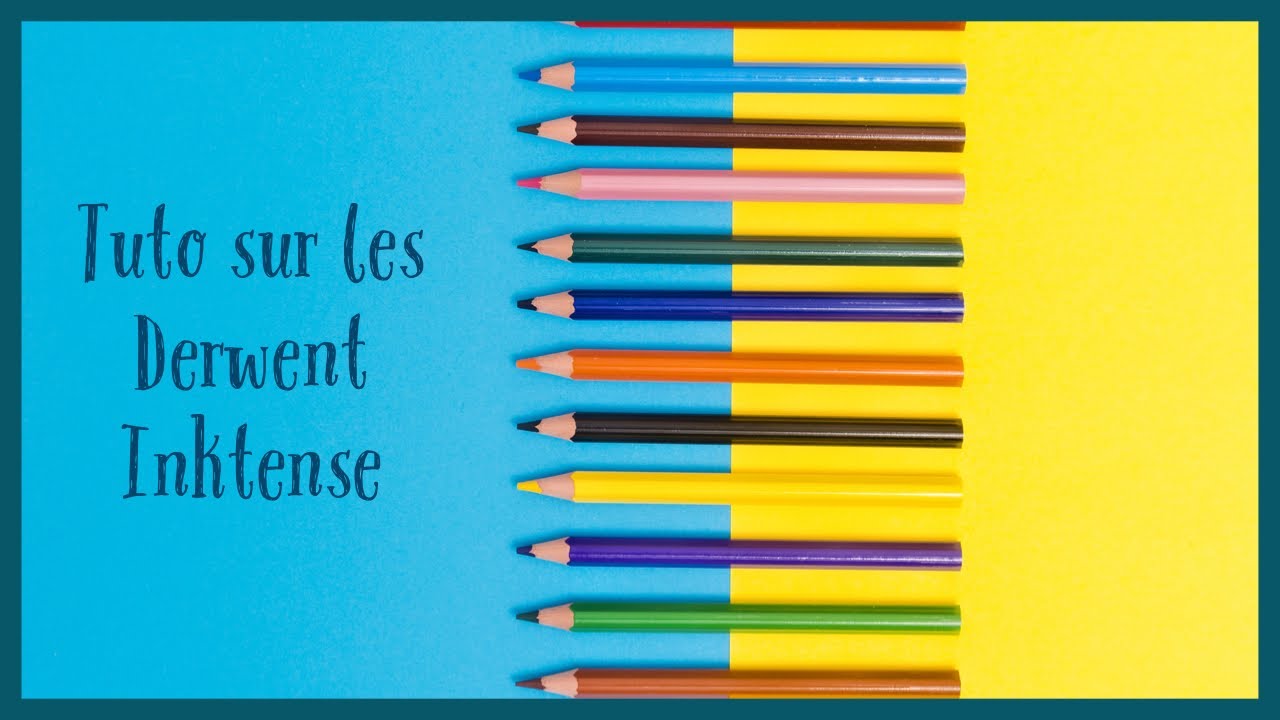 Tuto coloriage Derwent Inktense