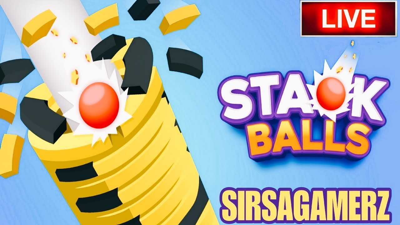 Stack Ball Gameplay Live! Stack ball Gameplay Live Stream