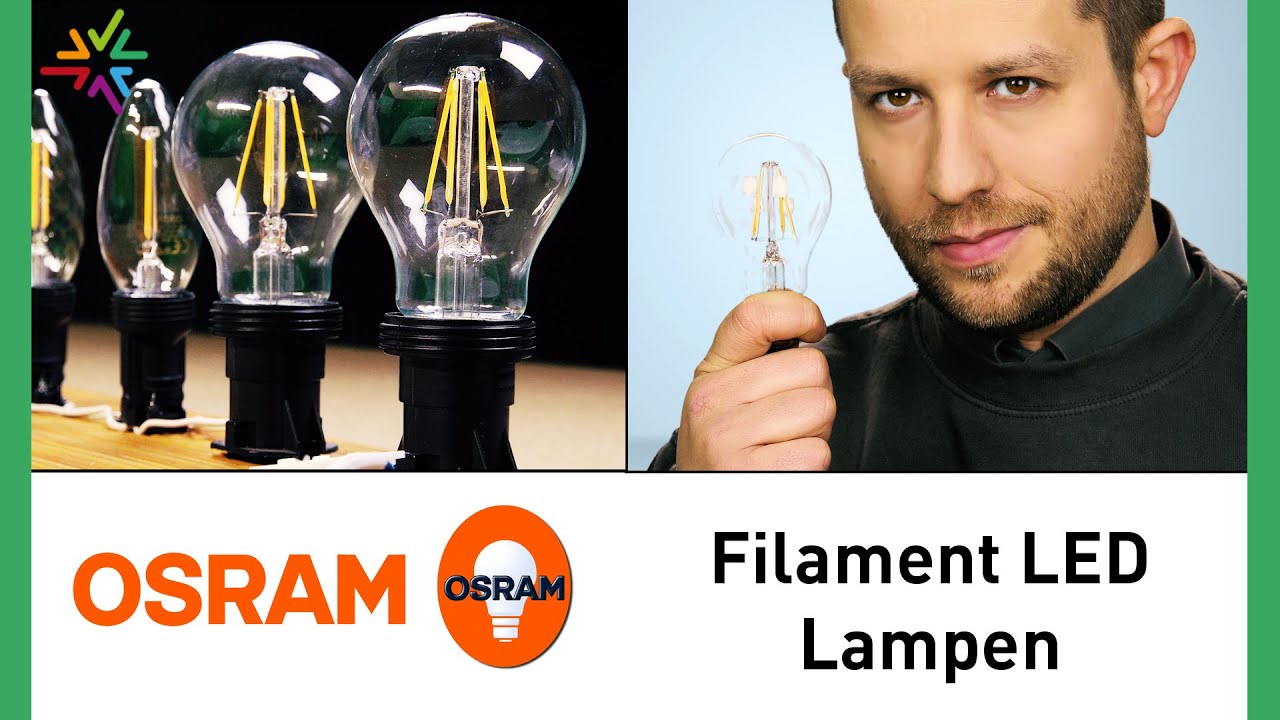 OSRAM Filament Lampen - Das perfekte Retrofit für Glühbirnen [watt24-Video Nr.166]