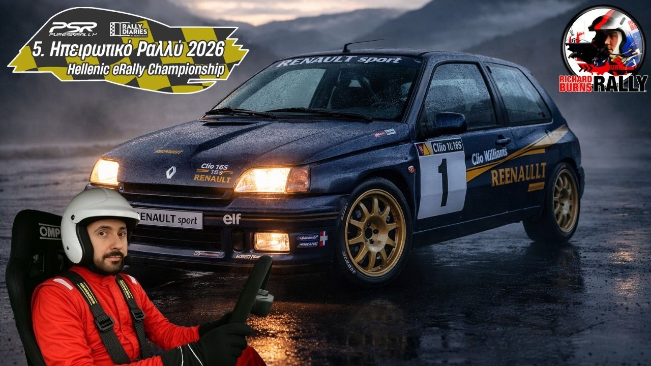 Richard Burns Rally #135 &Eta;&pi;&epsilon;&iota;&rho;&omega;&tau;&iota;&kappa;ό eRally 2026