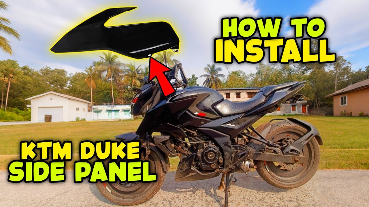 How To Install KTM Duke Side Panel 🔥 #modification #modified #ktm #pulsarmodification #pulsarn160