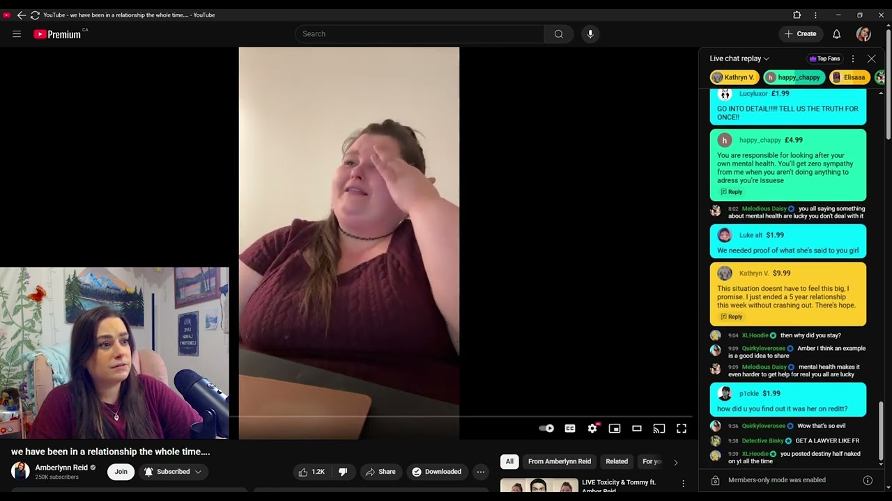 AMBER CRASHES OUT ON LIVE | Amberlynn Reid Livestream Reaction