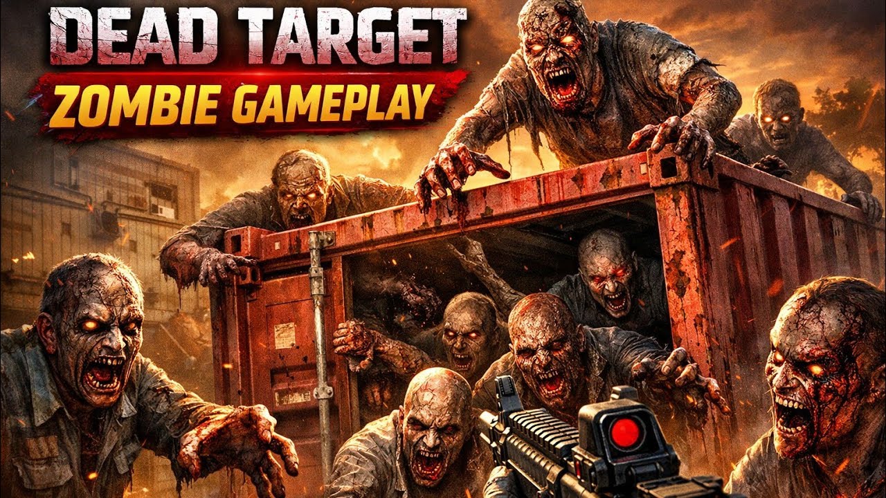 Zombie Attack in Dead Target 😱 Can I Survive?