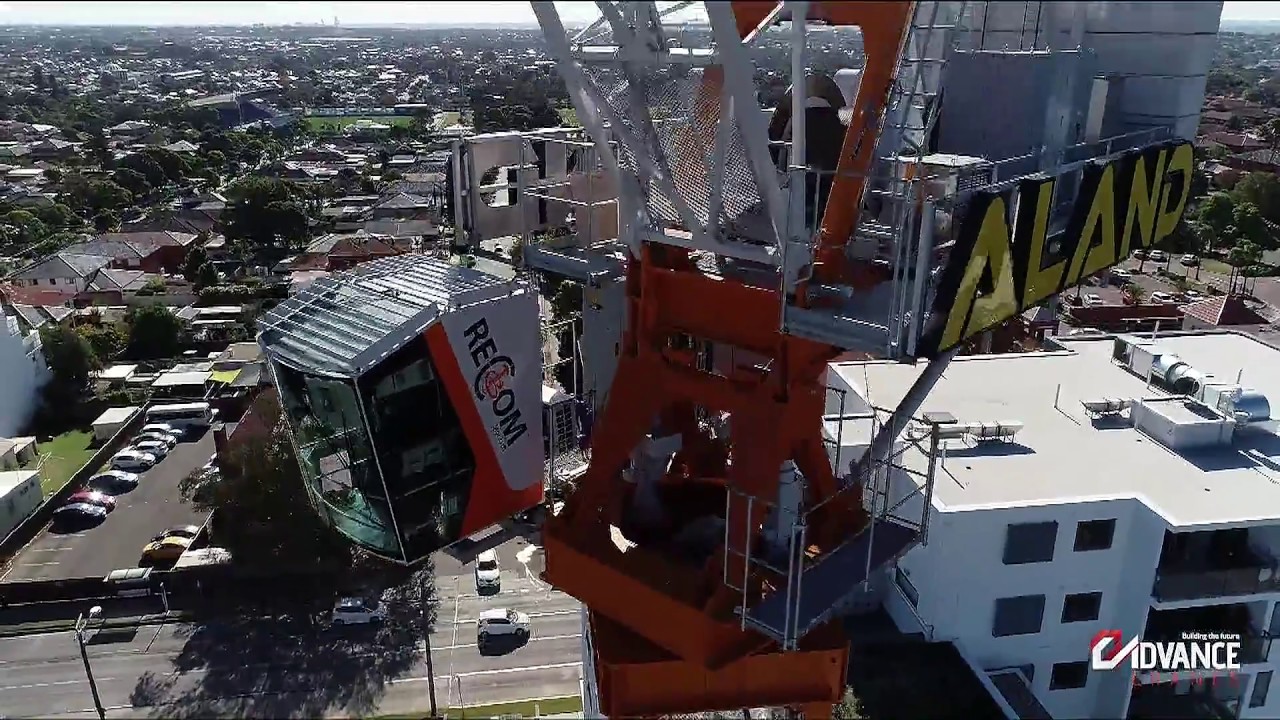Assembly of a Tower Crane