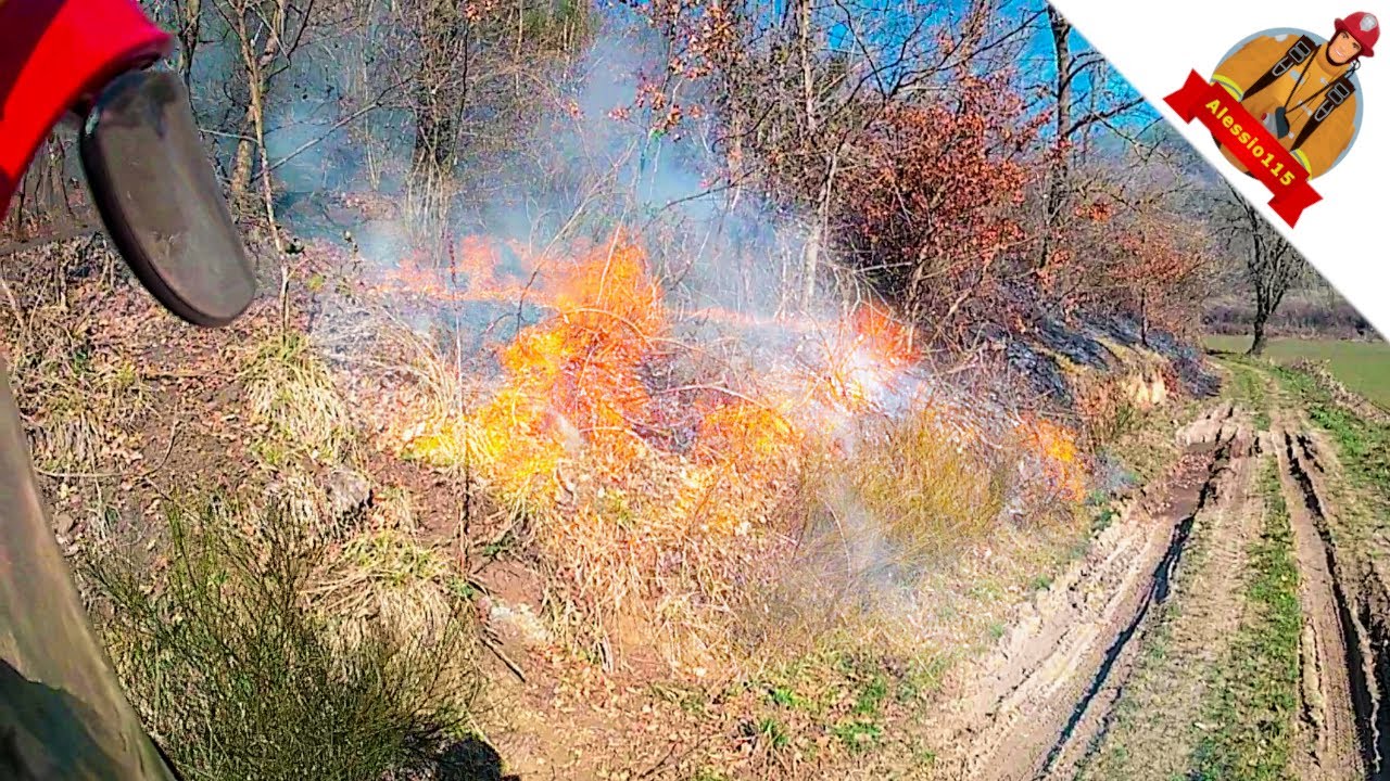 PROTEZIONE CIVILE Antincendio Boschivo 2019 Helmet Cam Fire Fighting