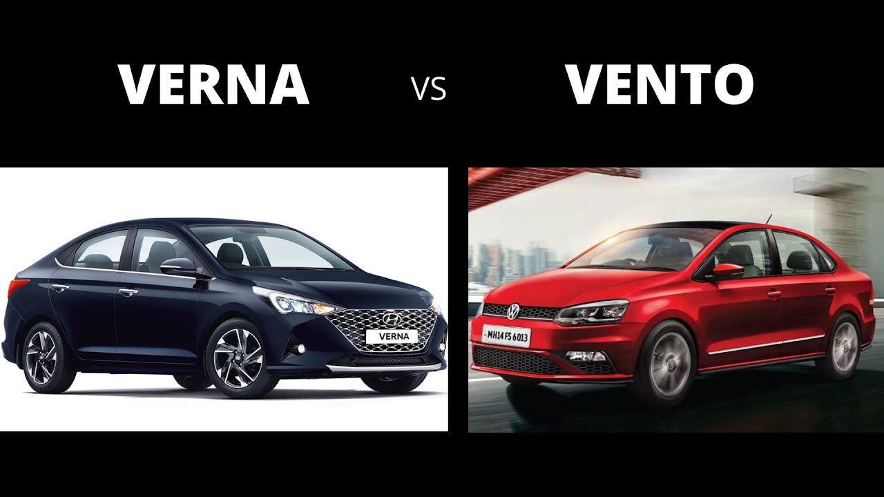 HYUNDAI VERNA vs VOLKSWAGEN VENTO!!!COMPARISON