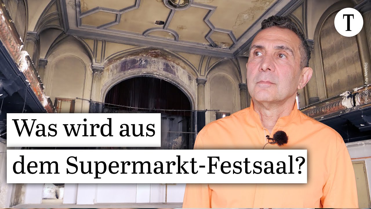 Verschollener Festsaal aus 1900 freigelegt und Supermarkt geräumt: Was wird jetzt aus dem Tanzsaal?