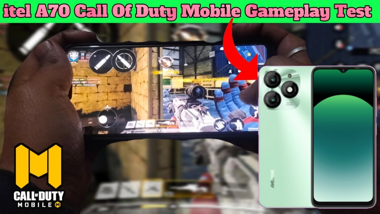 itel A70 Call Of Duty Mobile Gameplay Test|itel A70 Cod Mobile Test|itel A70 Cod Mobile Gaming Test