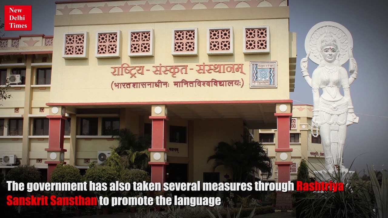 Government&rsquo;s efforts to promote Sanskrit Language