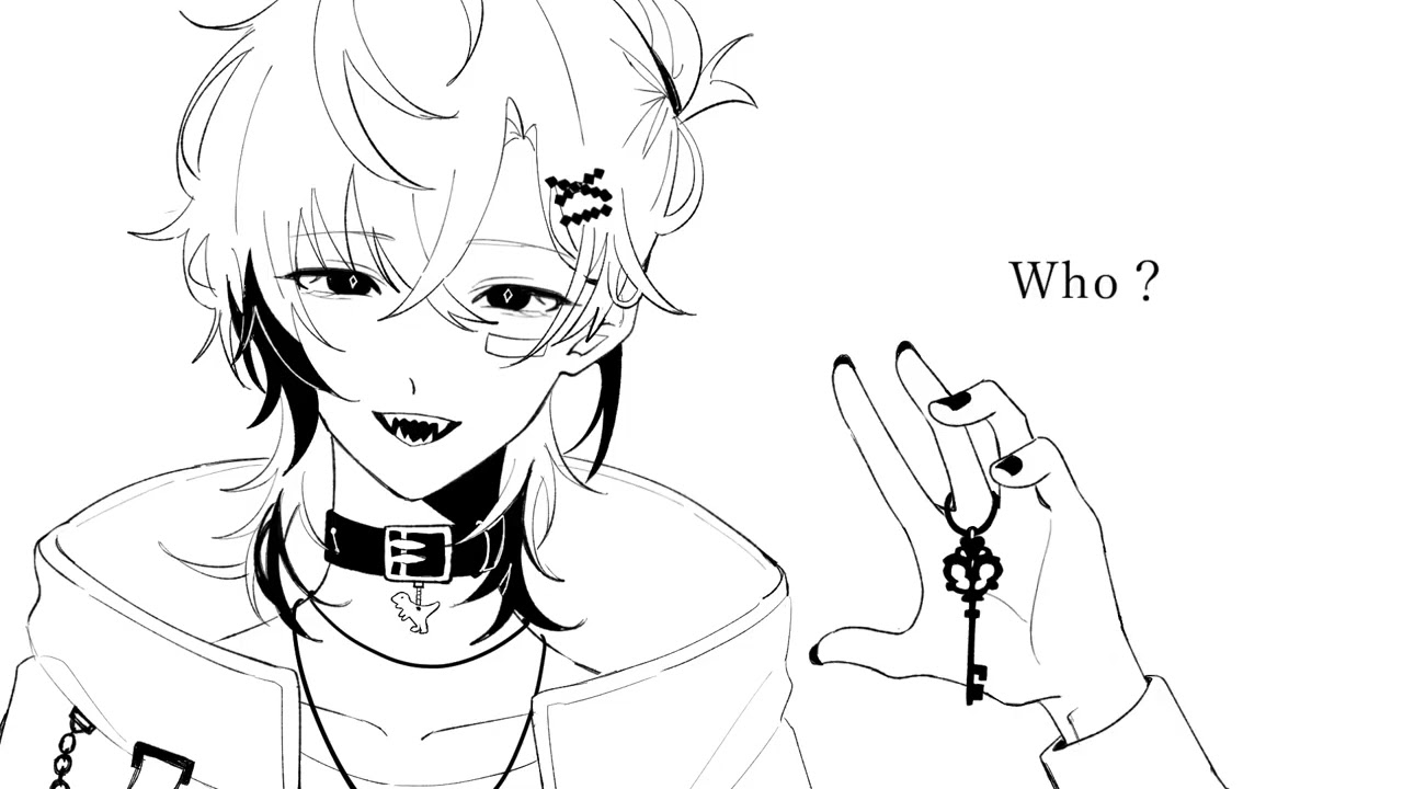 【手描きにじさんじ】VVho?【めちゃつえー】