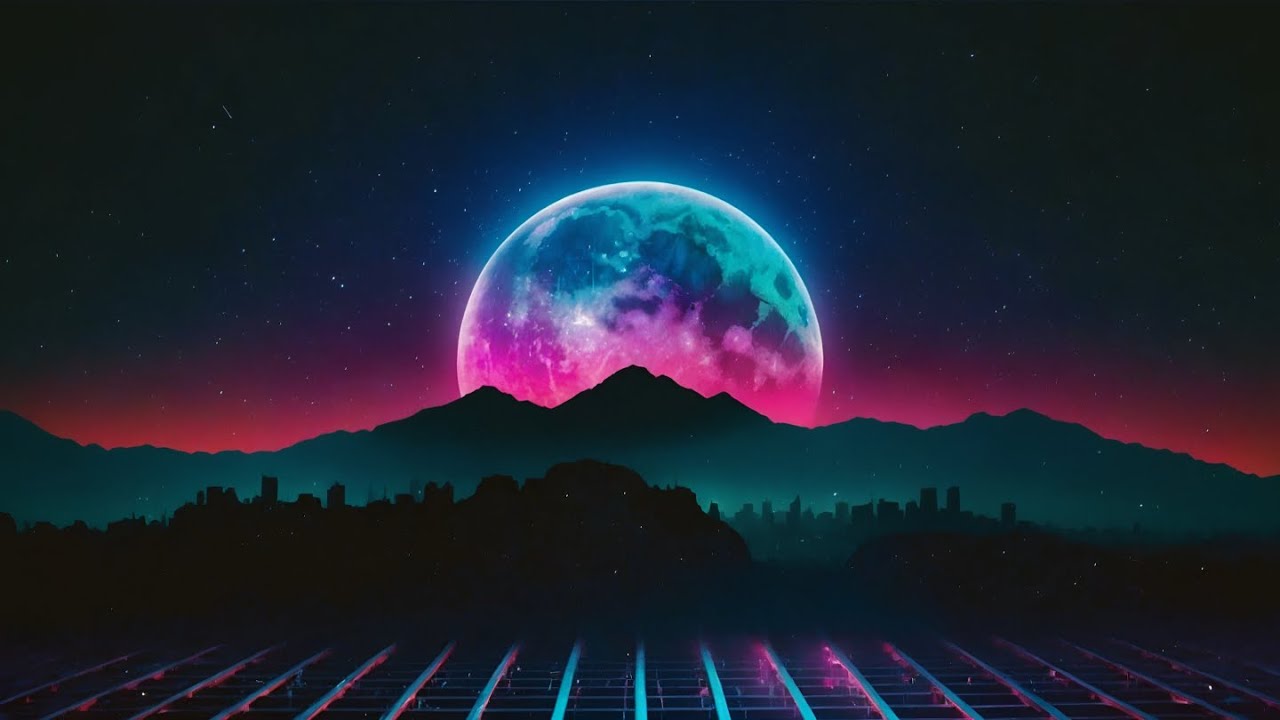chill in the city of shadows | dark city mood | darksynth vaporwave music mix