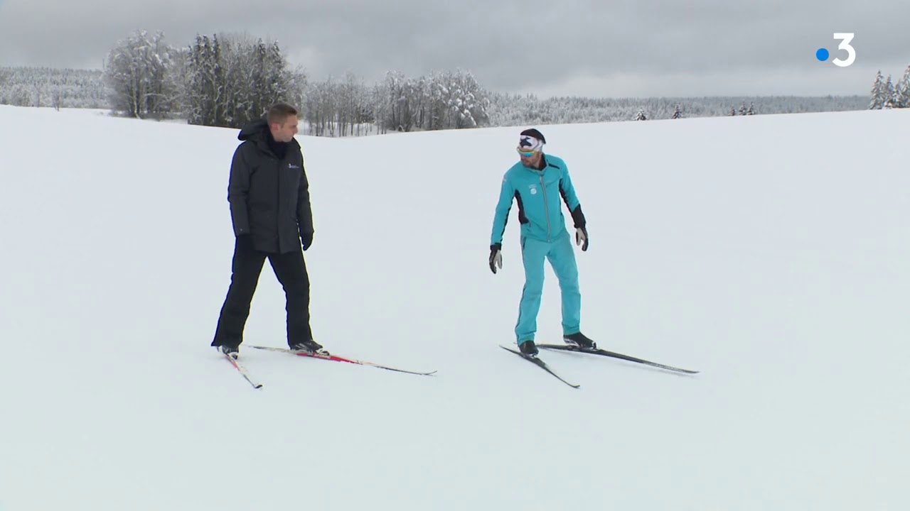 On a testé le ski de fond ! (en attendant la Transju)