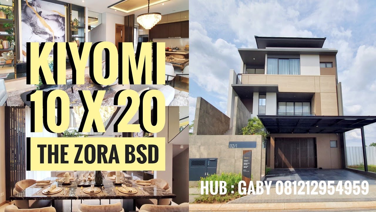 KIYOMI THE ZORA BSD CITY TIPE 10 X 20. Super Keren. Mewah. High Tec. High Spec. High Quality ‼️