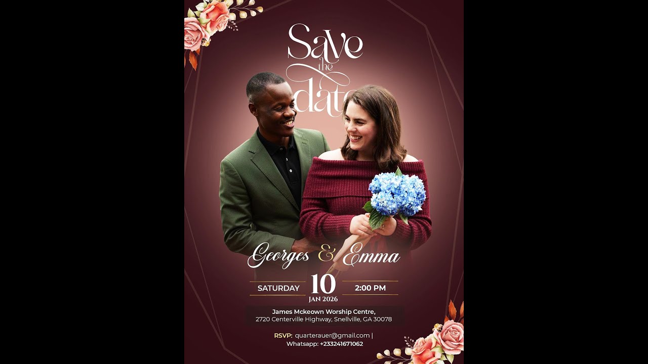 The Church Of Pentecost - Georges & Emma Wedding Ceremony  - 01/10/26.
