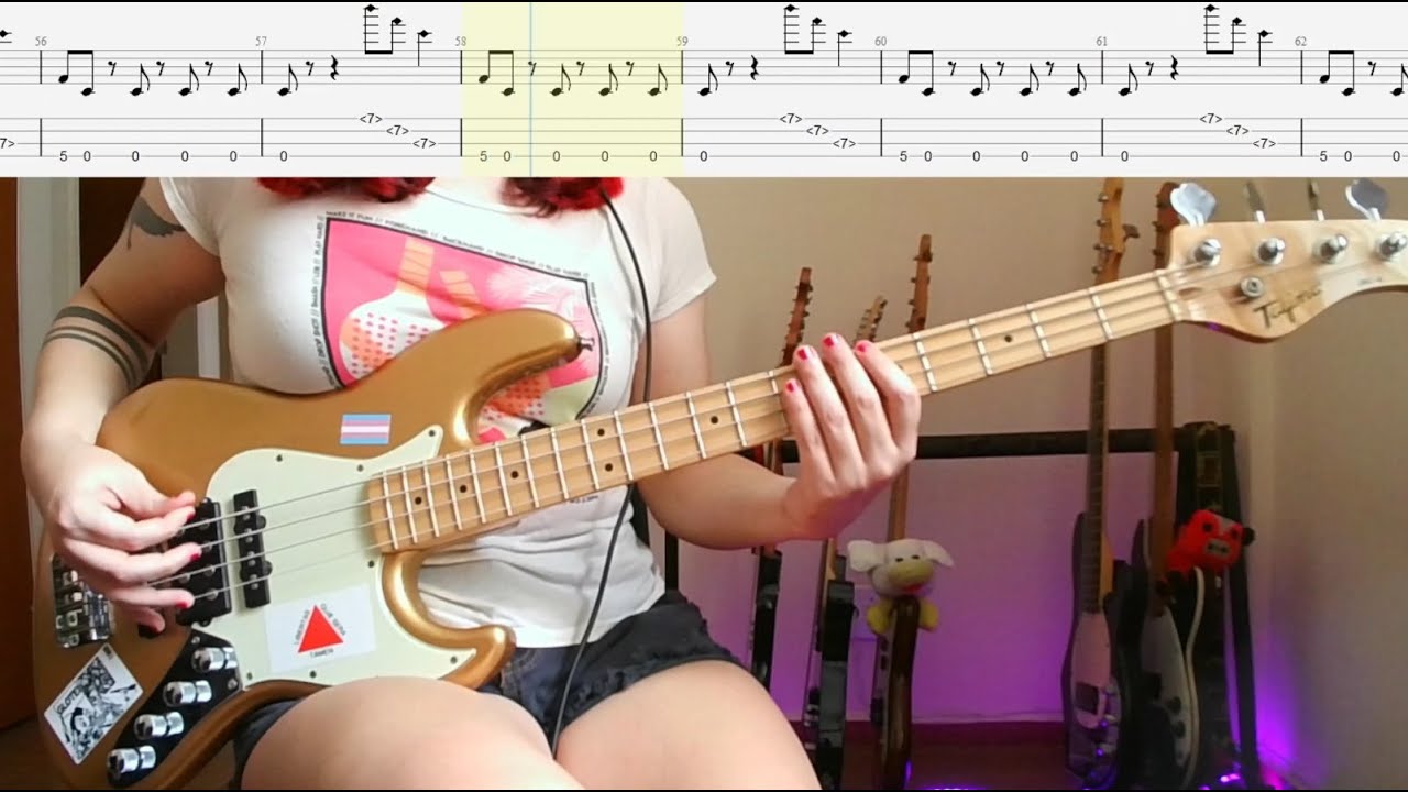 Killing Joke - Wardance (Bass Cover With Tabs)