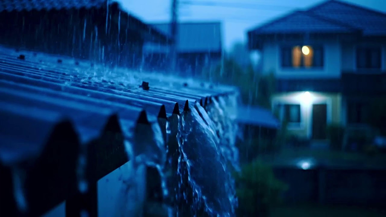Endless Night Rain on Tin Roof, A Serene Symphony for Deep and Healing Sleep 308 HD