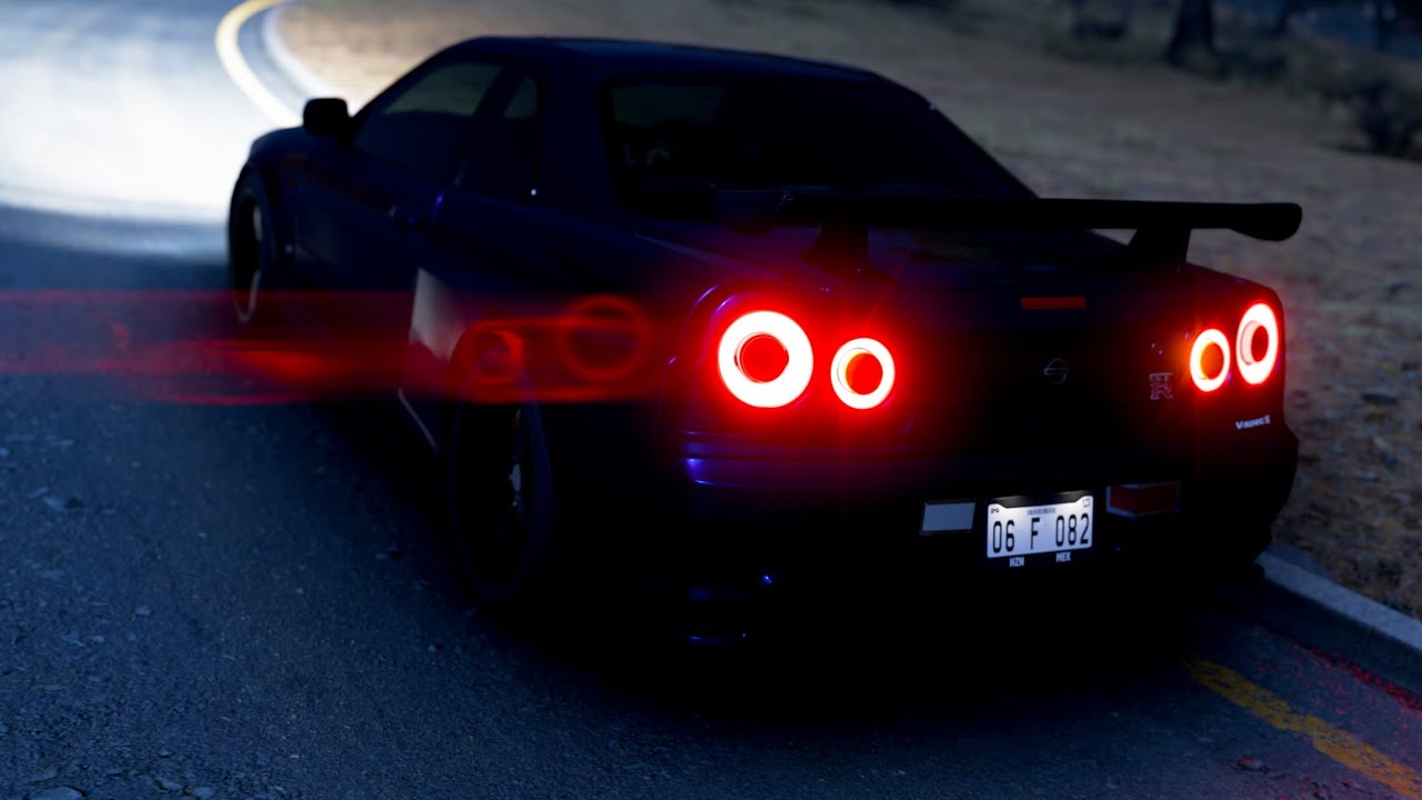 Skyline R34 Night Drive #forzahorizon5 