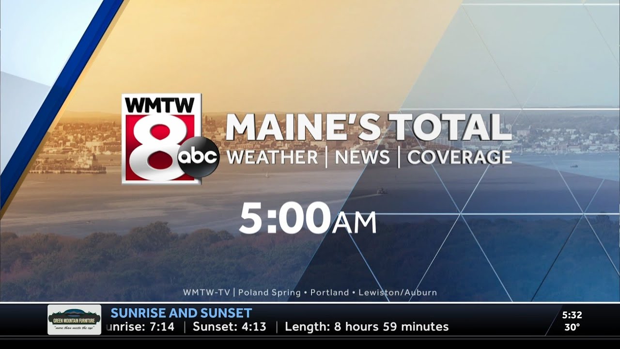 WMTW: Maine's Total Weather | News | Coverage at 5am - 5:30AM December 30th, 2021