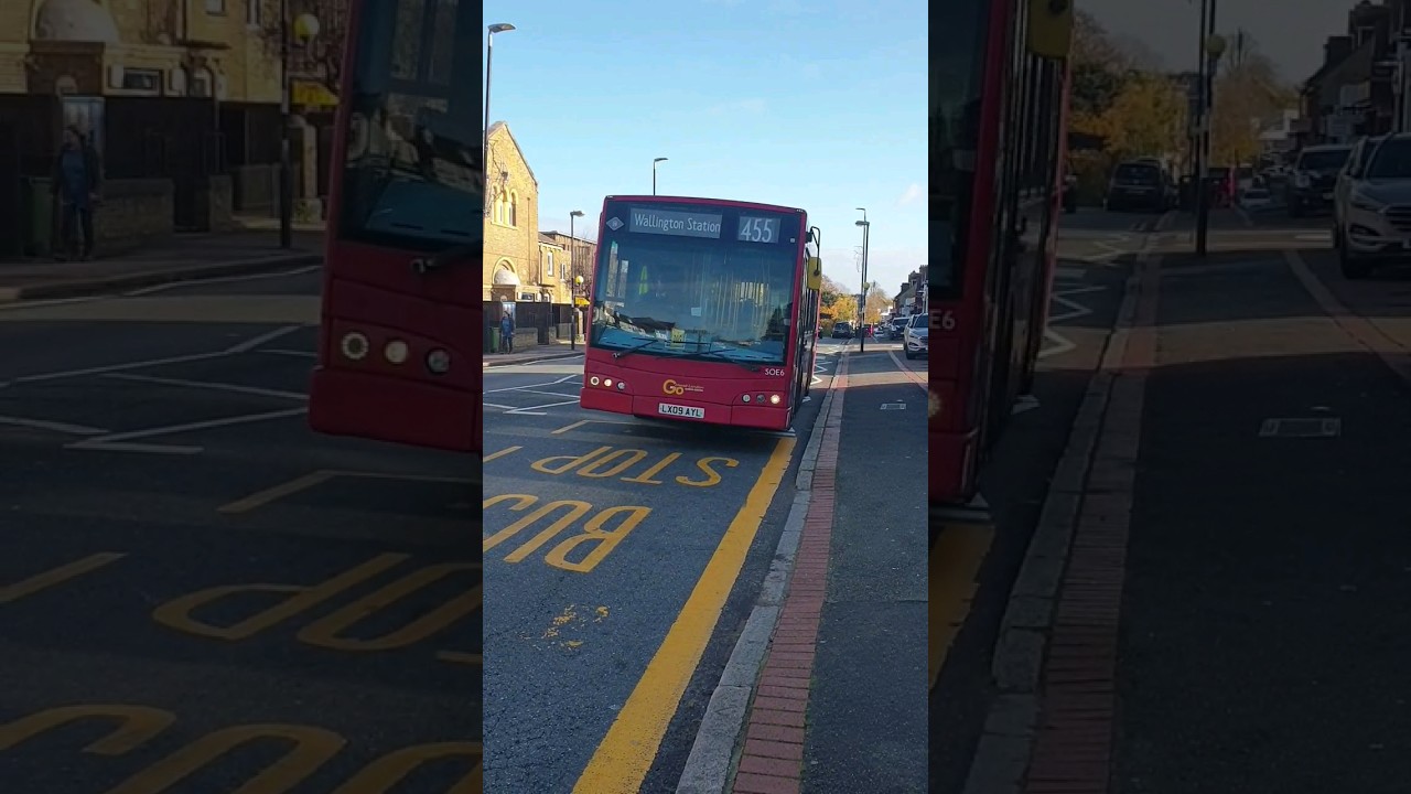 GAL, Optare Esteem, SOE6, on route 455 at Milton Road #shorts #bus #publictransport #goahead #tfl