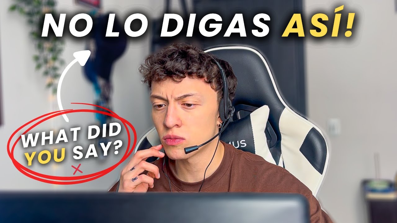 NUNCA DIGAS ESTO en una LLAMADA en INGLÉS…