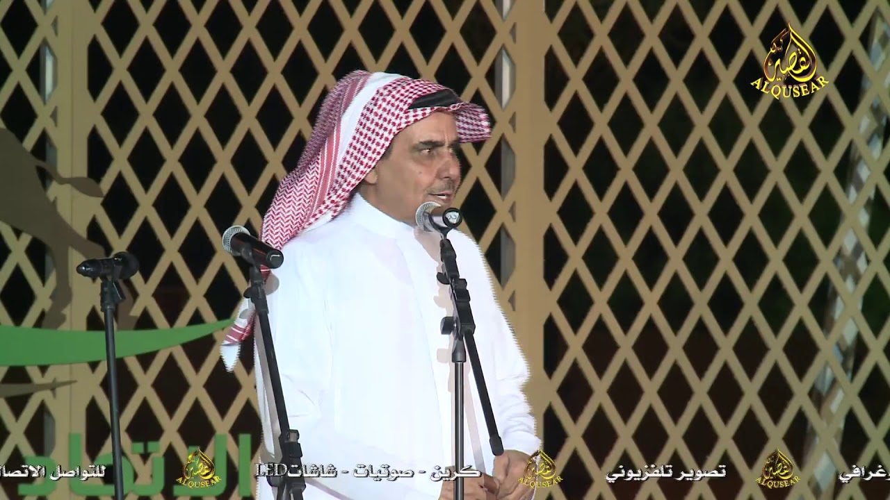 محاورة بين الشاعرين حبيب العازمي وسلطان الهاجري / فعاليات #مهرجان_ولي_العهد_للهجن 1440هـ