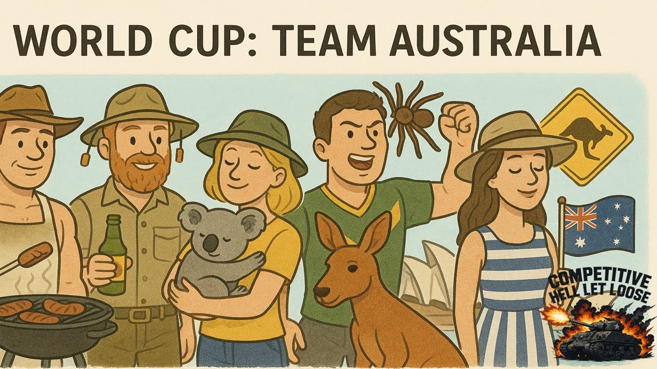 Hell Let Loose - Team Australia - World Cup - SMDM AA Network - Competitive Console HLL