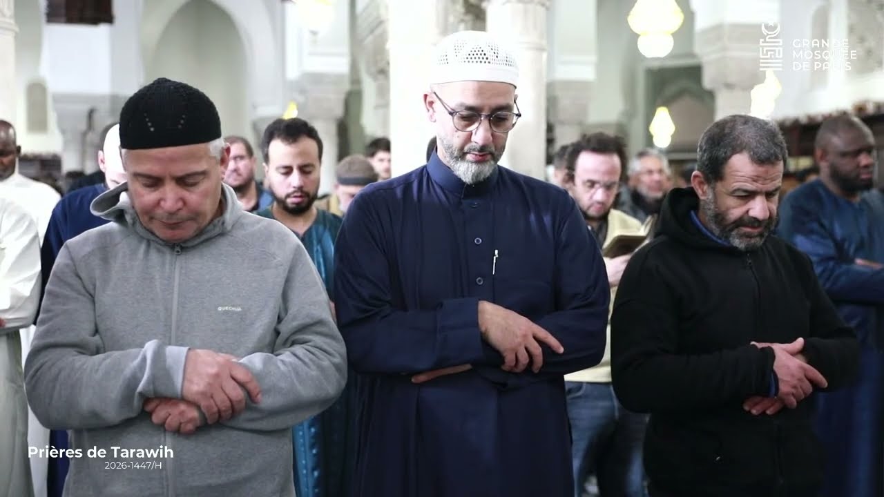 𝐄𝐍 𝐃𝐈𝐑𝐄𝐂𝐓 | Prières de Tarawih à la Grande Mosquée de Paris – 11 mars 2026.