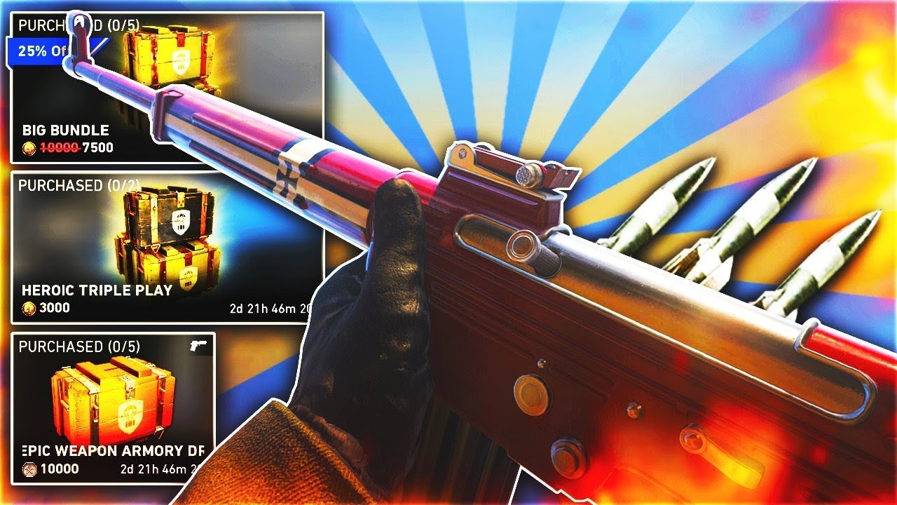 HEROIC WEAPON BRIBE Unlocks GOD-LIKE HEROIC.. V2 ROCKET & DOUBLE NUKE w/ BEST CLASS EVER on COD WW2!