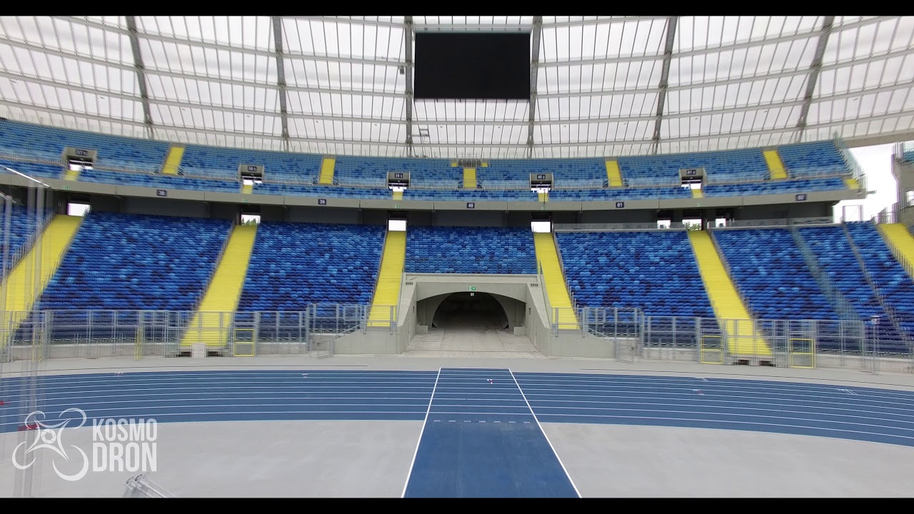 Stadion Śląski Chorzów - Płyta boiska z lotu ptaka