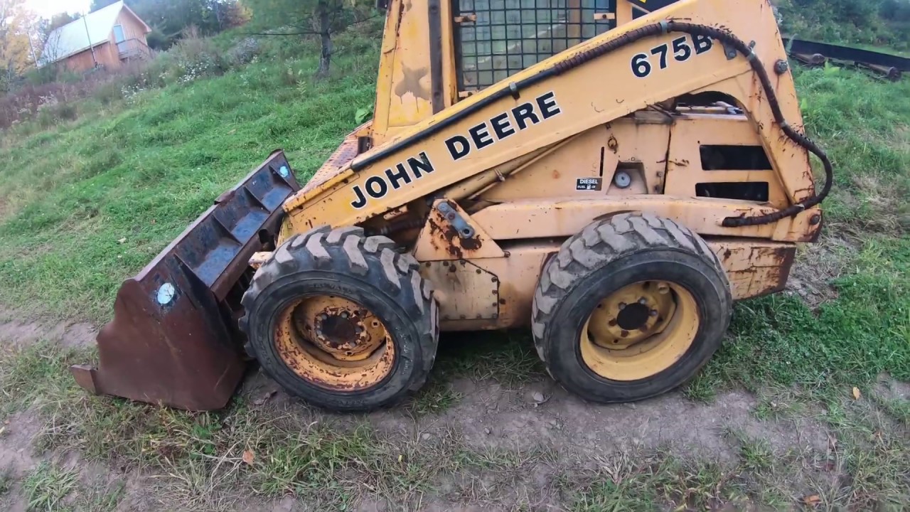 Buying and fixing a john deere 675b skid steer